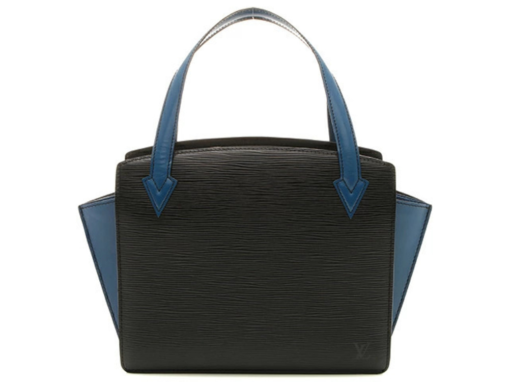 LOUIS VUITTON Varenne Epi Black Toledo Blue